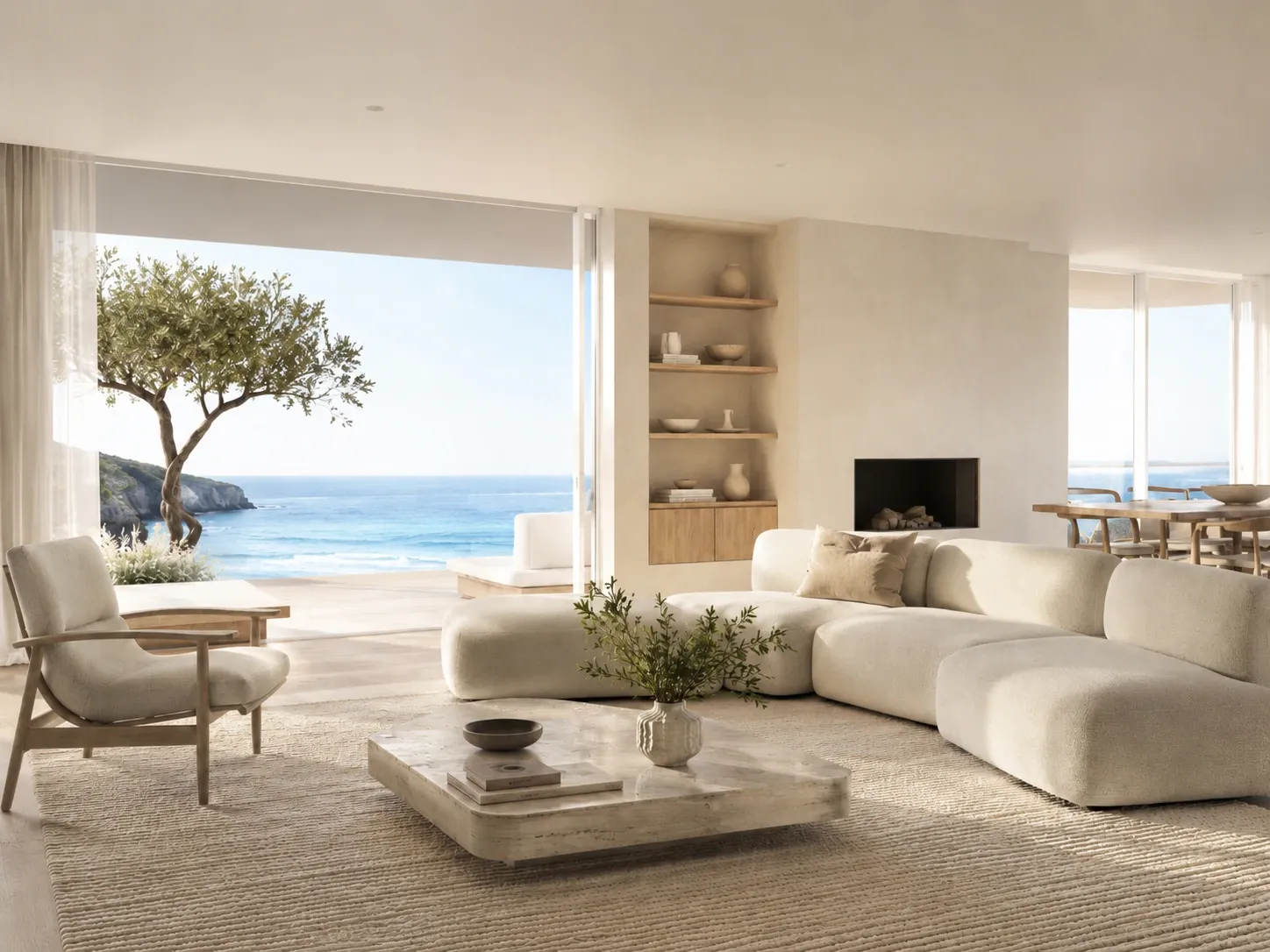 Styled living area — furnished lifestyle render