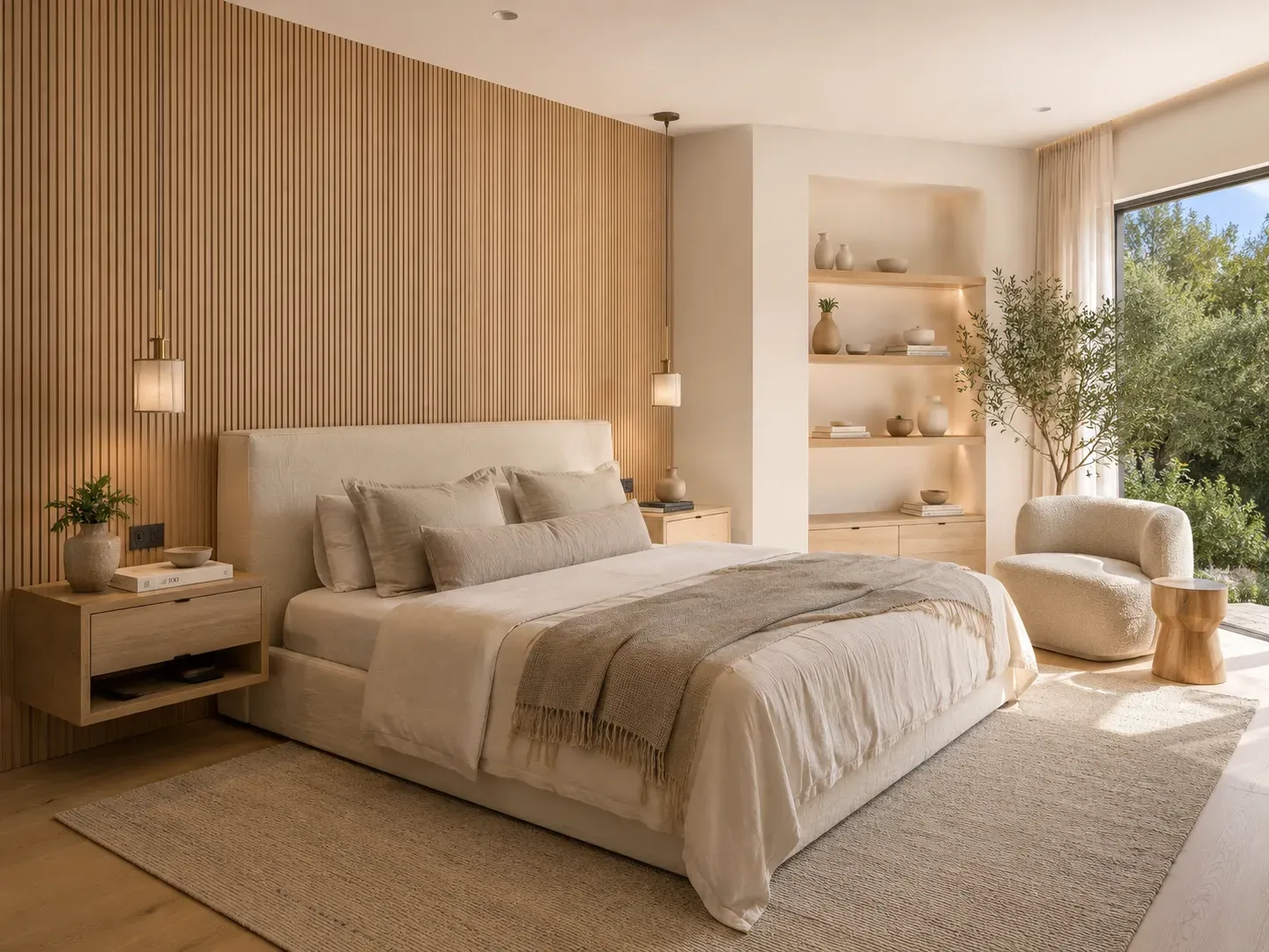 Bedroom after — interior design render