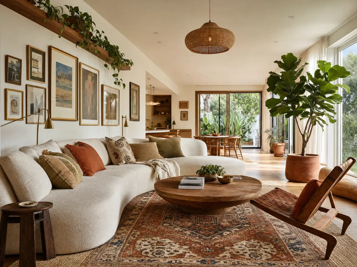Boho interior design for Australian homes