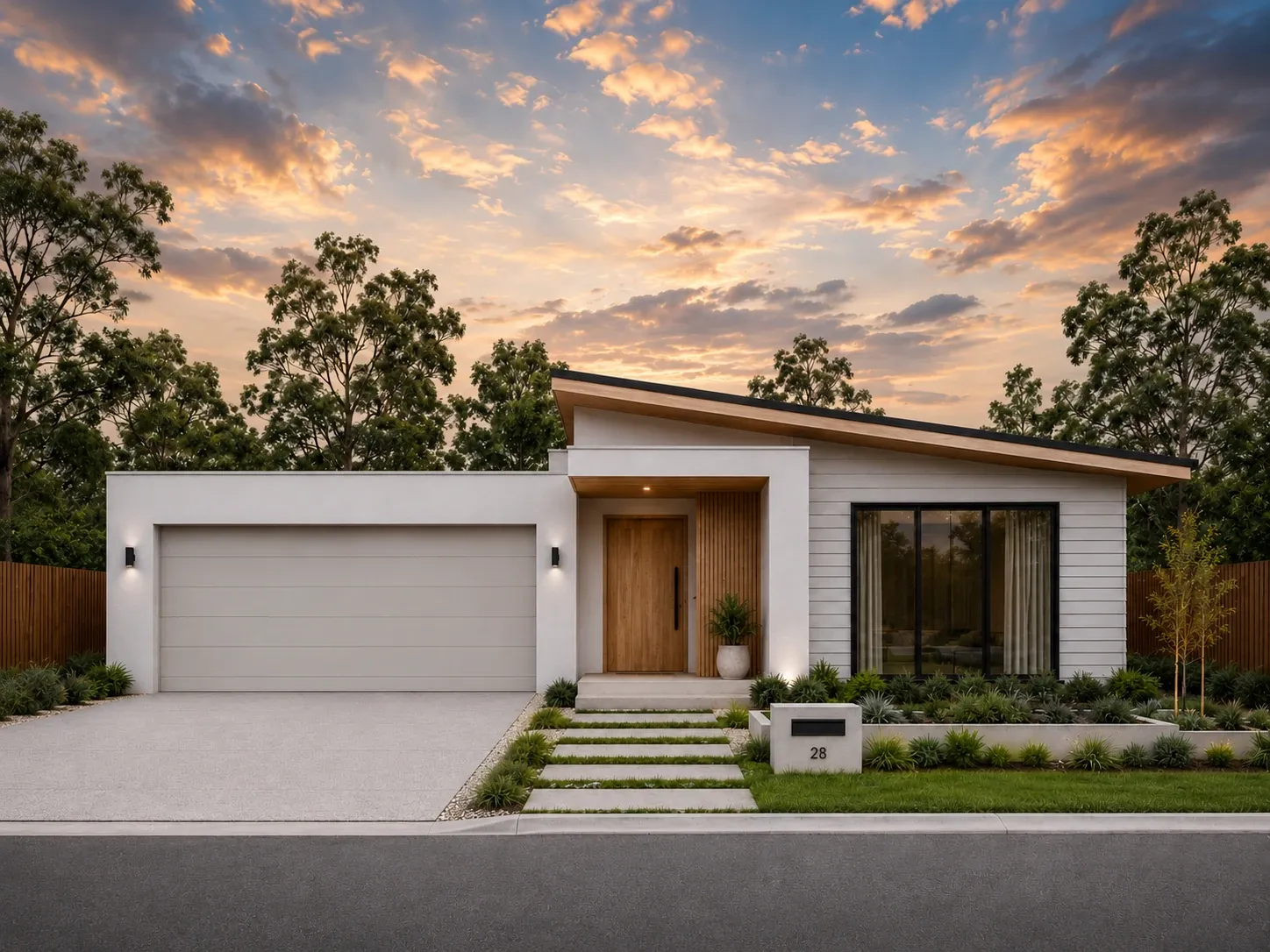 House exterior after — edited photo