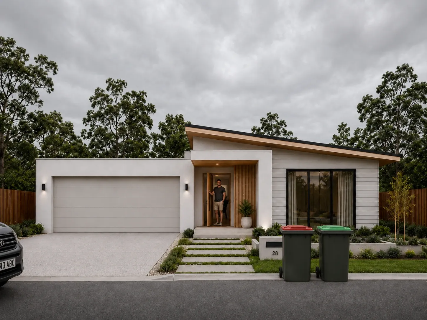 House exterior before — original photo