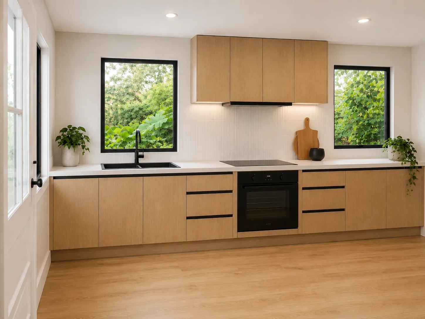 Kitchen after, proposed 3D render
