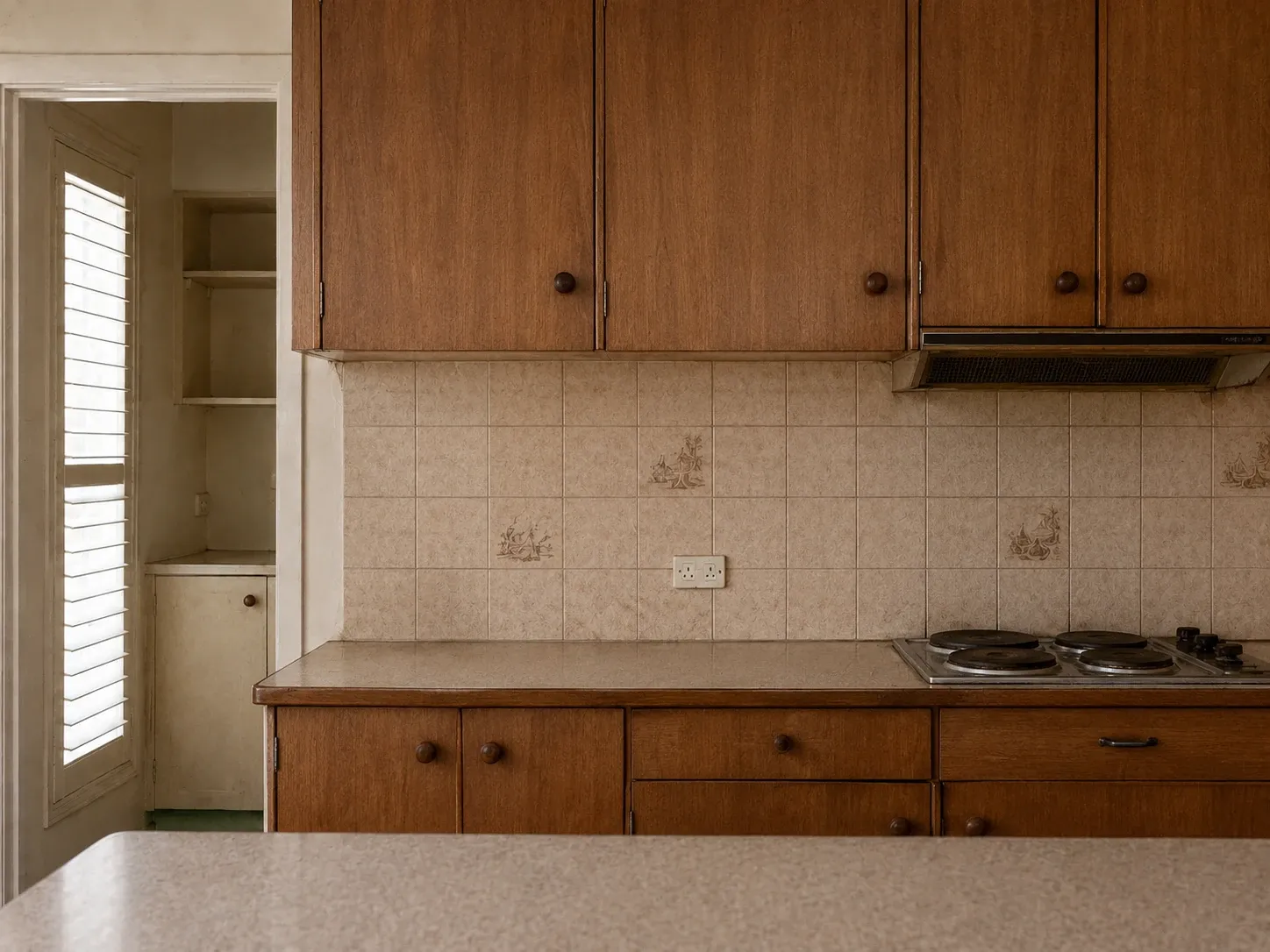 Client's kitchen before — original photo