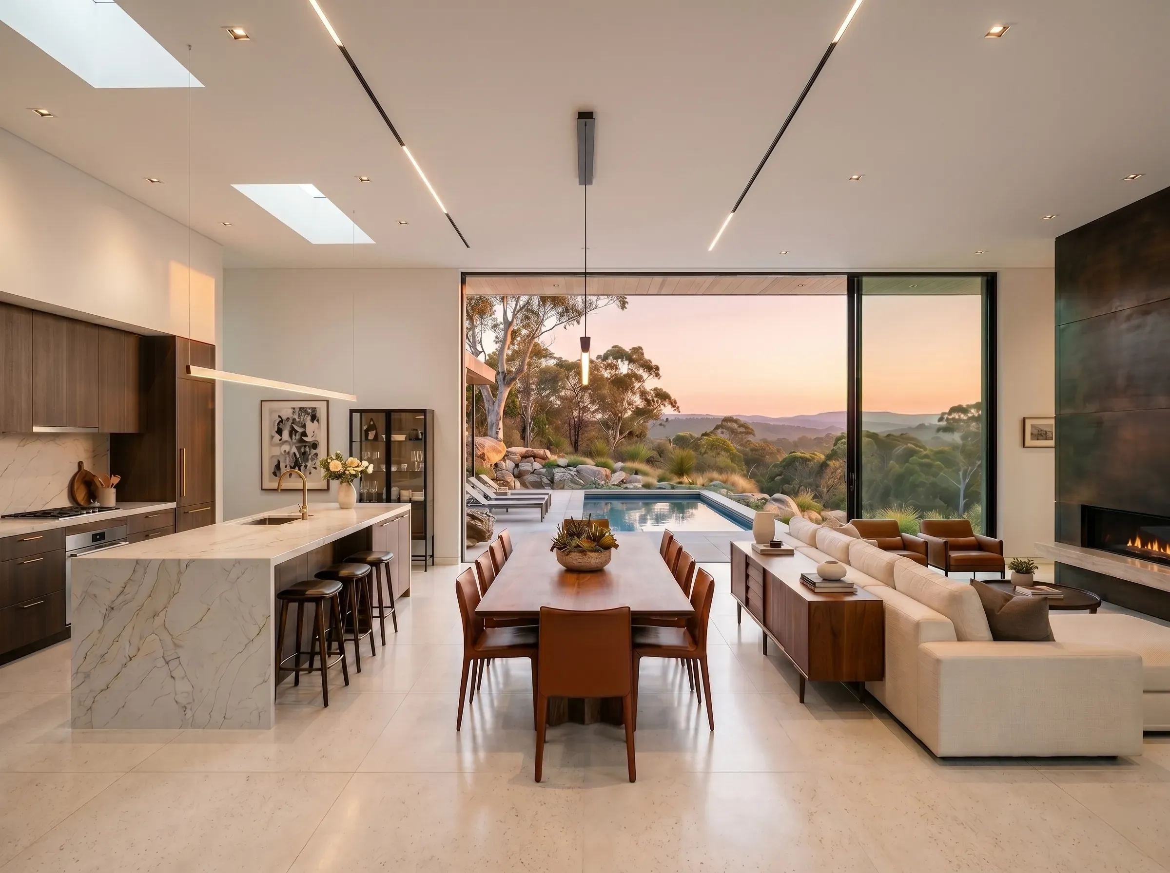 Living room after — interior design render