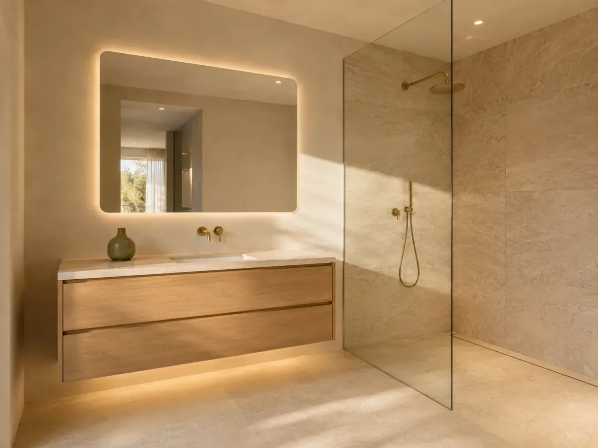 Modern bathroom design that doesn't date