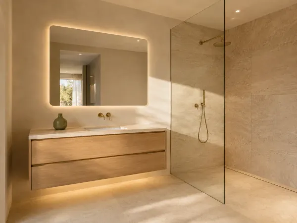 Modern bathroom design that doesn't date