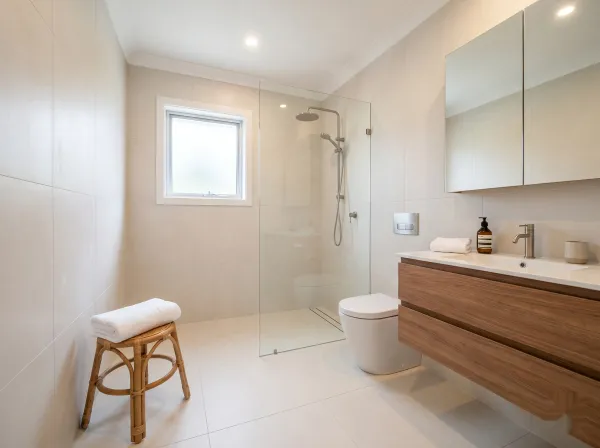 Small bathroom design that feels bigger