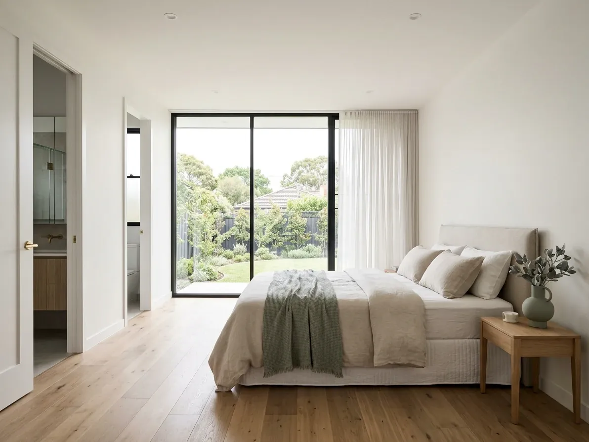 Master bedroom from a consistent professionally edited Australian listing gallery
